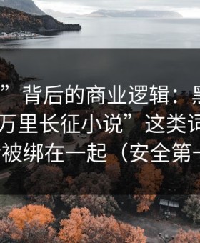 “入口”背后的商业逻辑：黑料网今日和“万里长征小说”这类词为什么会被绑在一起（安全第一）